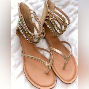 Diamond glittery sandals